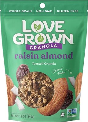Raisin Almond Toasted Granola, Raisin Almond
