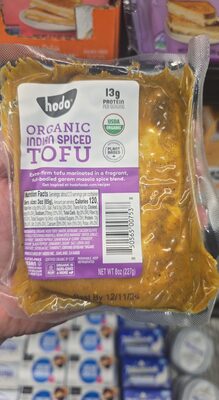 Indian Spiced Organic Tofu, Indian Spiced
