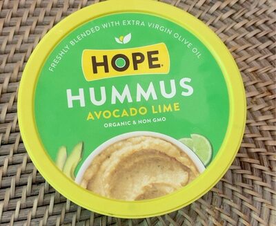 Avocado Lime Hummus, Hummus