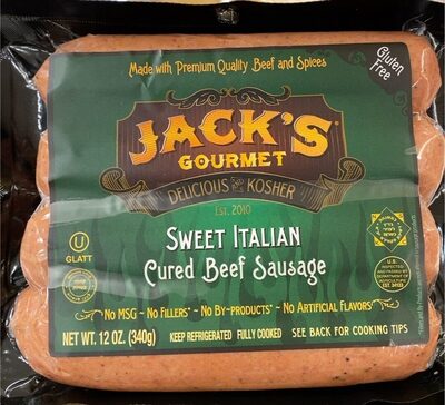 Sweet Italian Cured Beef Sausage 