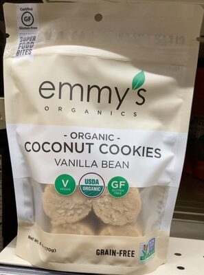 Vanilla Bean Classic Coconut Cookies, Vanilla Bean