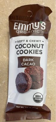 Dark Cacao Original Coconut Cookies, Dark Cacao