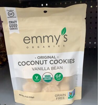 Vanilla Bean Original Coconut Cookies, Vanilla Bean