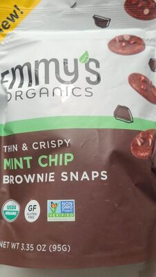 Mint Chip Thin & Crispy Brownie Snaps, Mint Chip