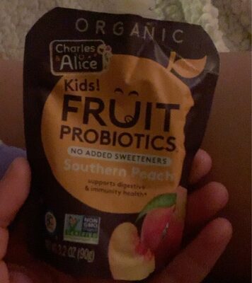 Southern Peach Organic Kids Fruit Probiotics, Southern Peach
