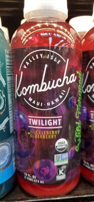 Huckleberry +Elderberry Twilight Kombucha, Huckleberry +Elderberry