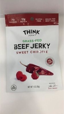 Sweet Chipotle Grass-Fed Beef Jerky, Sweet Chipotle
