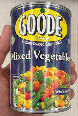 All Natural Mixed Vegetables