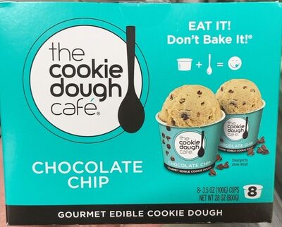 Chocolate Chip Gourmet Edible Cookie Dough, Chocolate Chip