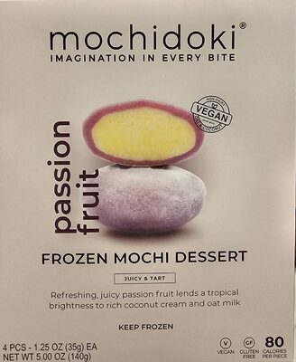 Passion Fruit Frozen Mochi Dessert, Passion Fruit