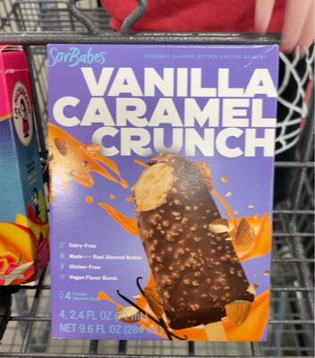 Vanilla Caramel Crunch Frozen Dessert Bars, Vanilla Caramel Crunch