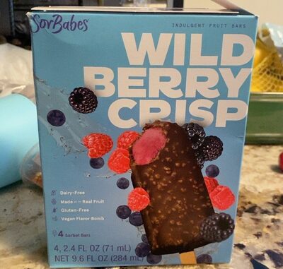 Wildberry Crisp Sorbet Bars, Wildberry Crisp