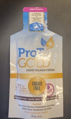 Collagen Protein 17 G Sugar Free Liquid, Berry, Berry