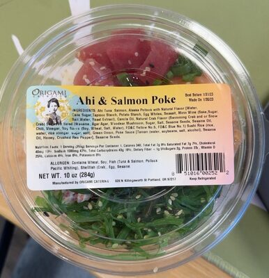 Ahi & Salmon Poke, Ahi & Salmon