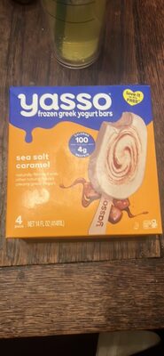 Sea Salt Caramel Creamy Greek Yogurt Bars, Sea Salt Caramel