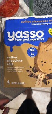 Coffee Chocolate Chip Greek Yogurt Bars, Coffee Chocolate Chip