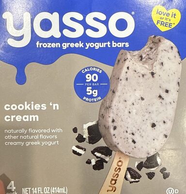 Cookies 'N Cream Flavored Greek Yogurt Bars, Cookies 'N Cream
