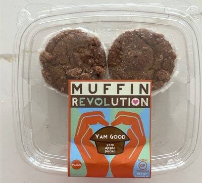 Yam Good Yam, Apple, Pecan Grain-Free Muffins, Yam Good