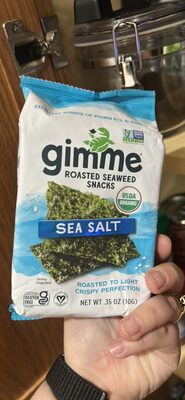 Premium Roasted Seaweed, Sea Salt