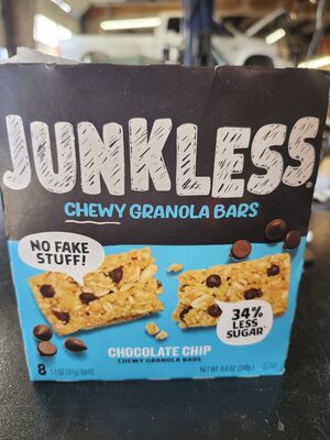 Chocolate Chip Chewy Granola Bars, Chocolate Chip