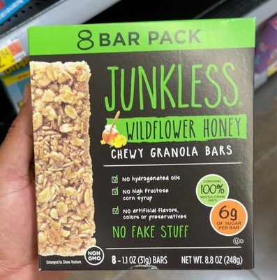 Wildflower Honey Chewy Granola Bars, Wildflower Honey