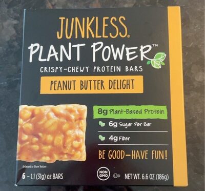 Peanut Butter Delight Crispy-Chewy Protein Bars, Peanut Butter Delight