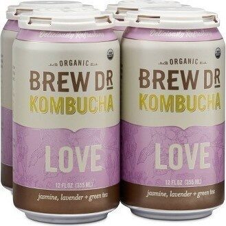 Love Lavender, Chamomile, Jasmine Green Tea Kombucha, Love