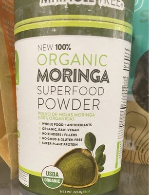100% Organic Moringa Superfood Powder