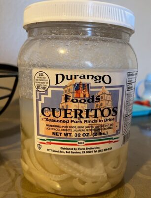 Cueritos Seasoned Pork Rinds In Brine, Cueritos