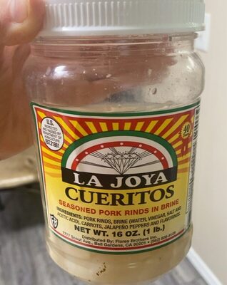 Seasoned Cueritos Pork Rinds In Brine, Seasoned