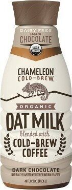 Dark Chocolate Oat Milk Blended With Cold-Brew Coffee, Dark Chocolate