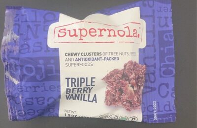 Triple Berry Vanilla Chewy Clusters, Triple Berry Vanilla