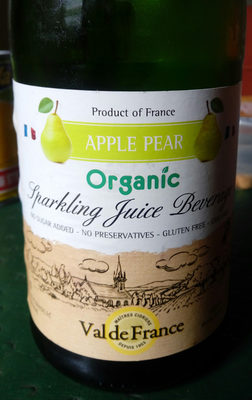 Organic Sparkling Juice Beverage, Apple Pear