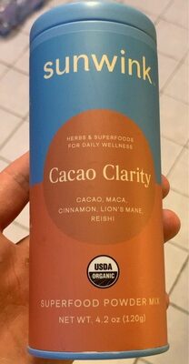 Cacao Maca Clarity Superfood Powder Blend, Cacao Maca Clarity