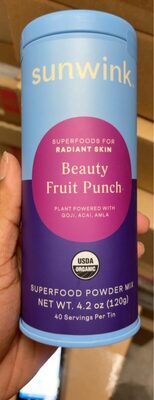 Beauty Fruit Punch Superfood Powder Mix, Beauty Fruit Punch