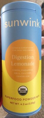 Digestion Lemonade Superfood Powder Blend, Digestion Lemonade