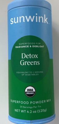 Detox Greens Superfood Powder Blend, Detox Greens