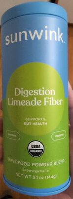 Digestion Limeade Fiber Superfood Powder Blend