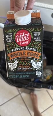 Pasture-Raised Whole Liquid Eggs