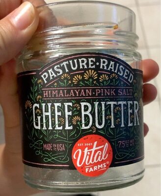 Himalayan Pink Salt Pasture-Raised Ghee Butter, Himalayan Pink Salt