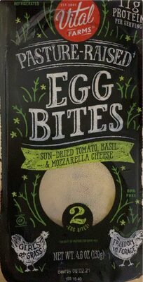 Sun-Dried Tomato, Basil. & Mozzarella Cheese Egg Bites, Sun-Dried Tomato, Bastl & Mozzarella Cheese