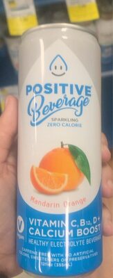 Mandarin Orange Sparkling Zero Calorie Healthy Electrolyte Beverage, Mandarin Orange