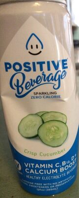 Crisp Cucumber Sparkling Zero Calorie Healthy Electrolyte Beverage, Crisp Cucumber