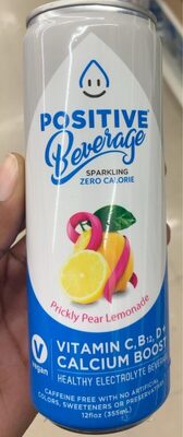 Prickly Pear Lemonade Sparkling Healthy Electrolyte Beverage, Prickly Pear Lemonade