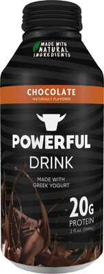 Chocolate Flavored Greek Yogurt Drink, Chocolate