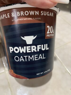 Maple & Brown Sugar Oatmeal, Maple & Brown Sugar