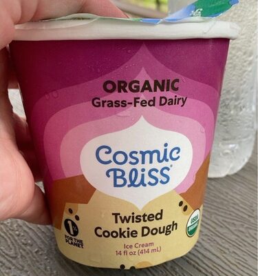 Twisted Cookie Dough Organic Grass-Fed Dairy Ice Cream, Twisted Cookie Dough