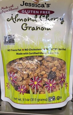 Gluten Free Almond Cherry Granola, Almond Cherry
