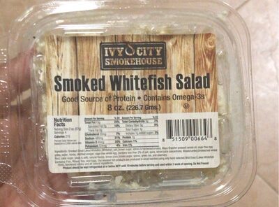 Smoked Whitefish Salad, Smoked Whitefish