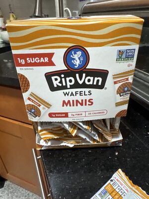 Dutch Caramel & Vanilla Wafels European Snack Minis, Dutch Caramel & Vanilla